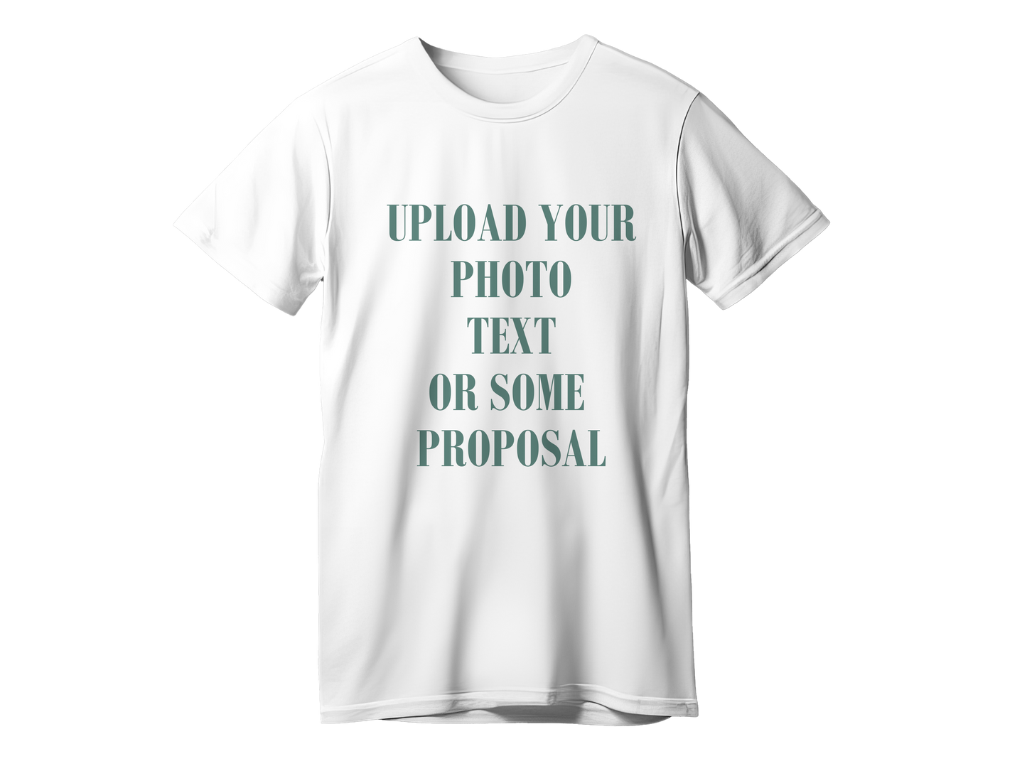 Custom T-shirt. Personalized T-shirt with Custom Photo, Text or Design Options ** Front Design ONLY**